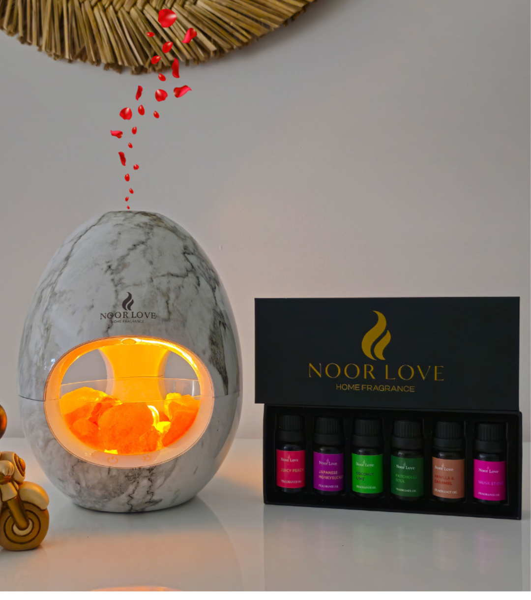 Complete Calming Bundle - Himalayan Salt Aroma Diffuser
