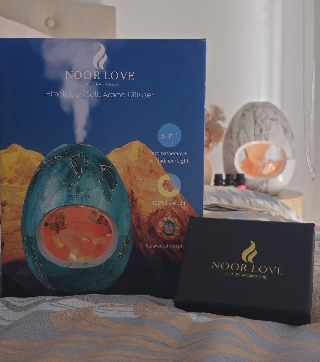 Complete Calming Diffuser - Himalayan Salt Aroma Diffuser