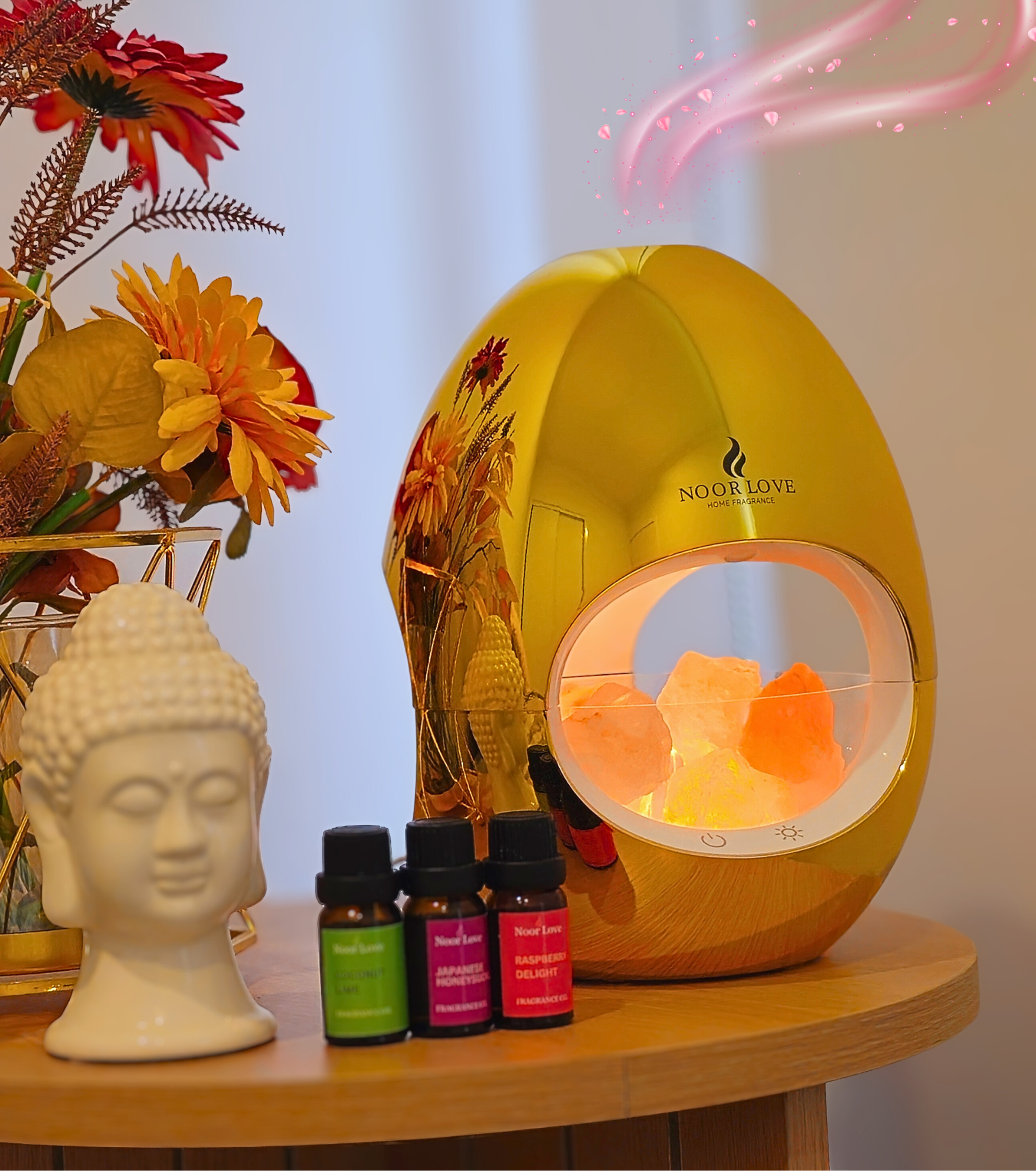 Complete Calming Bundle - Himalayan Salt Aroma Diffuser