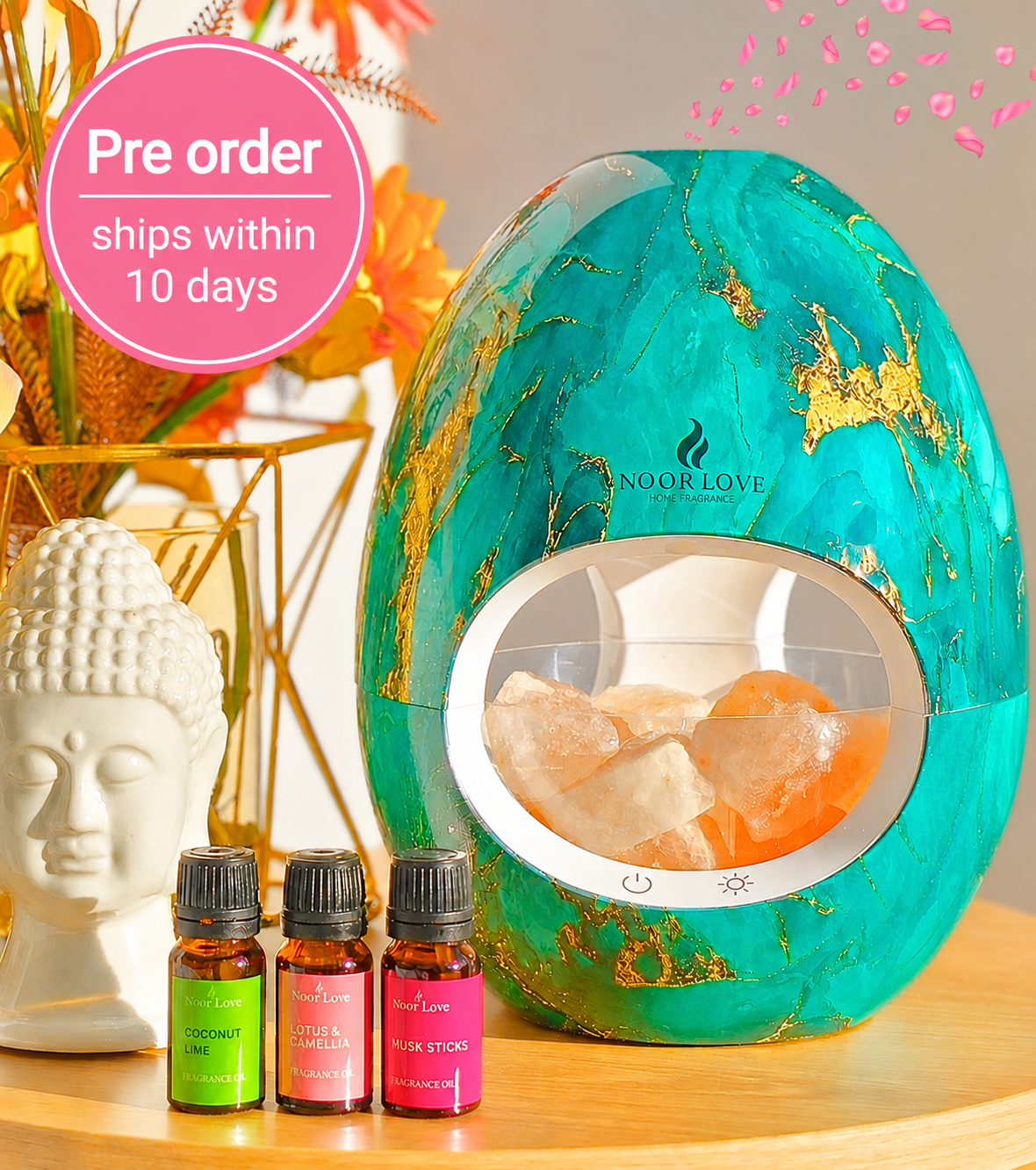 Complete Calming Diffuser - Himalayan Salt Aroma Diffuser