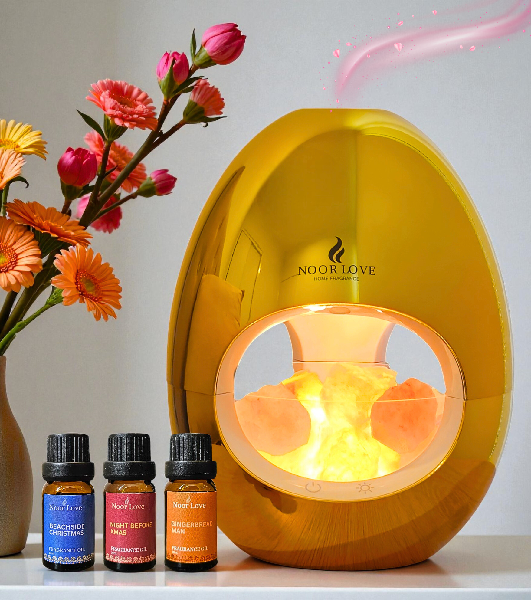 Complete Calming Bundle - Himalayan Salt Aroma Diffuser