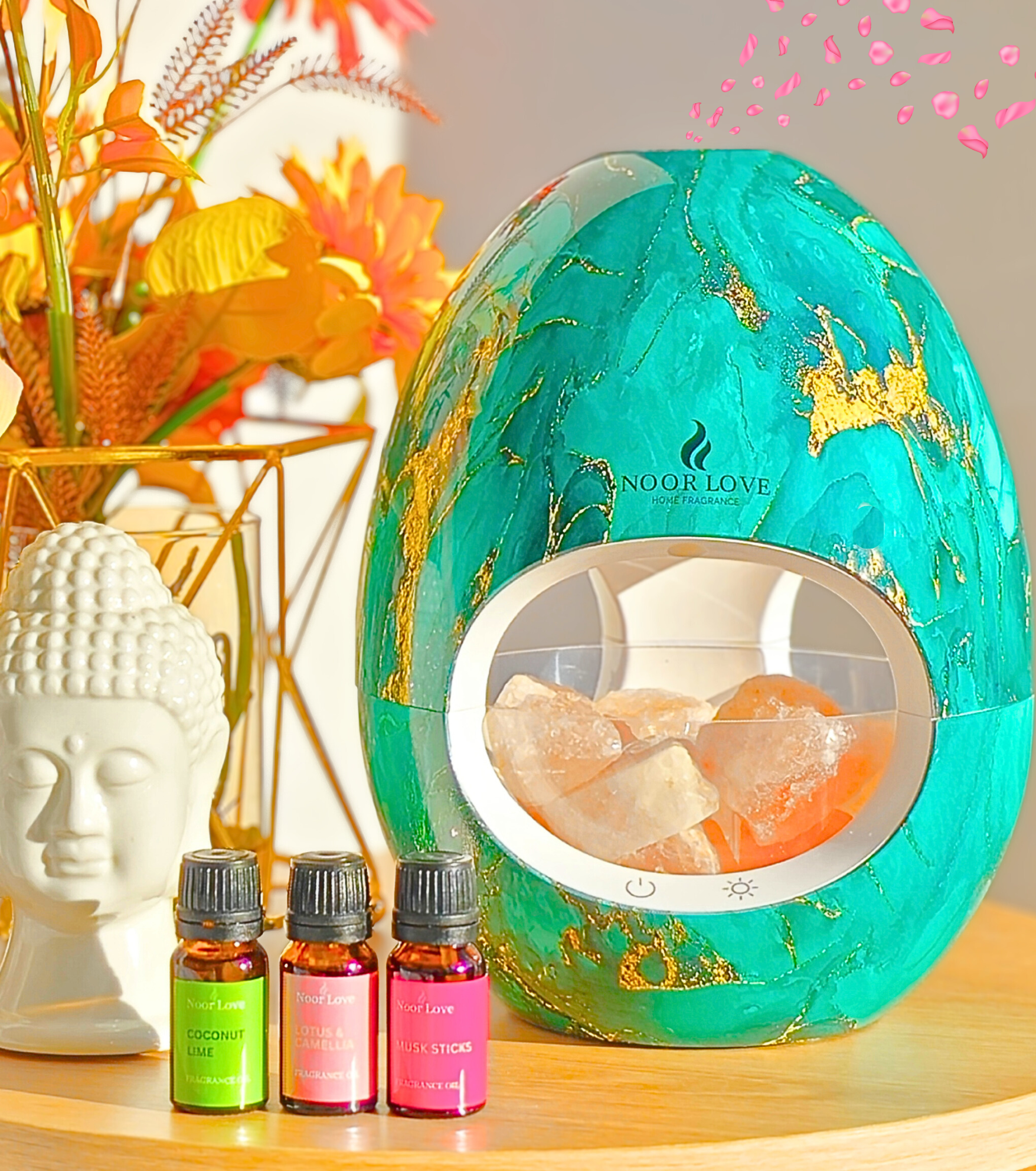 Complete Calming Bundle - Himalayan Salt Aroma Diffuser