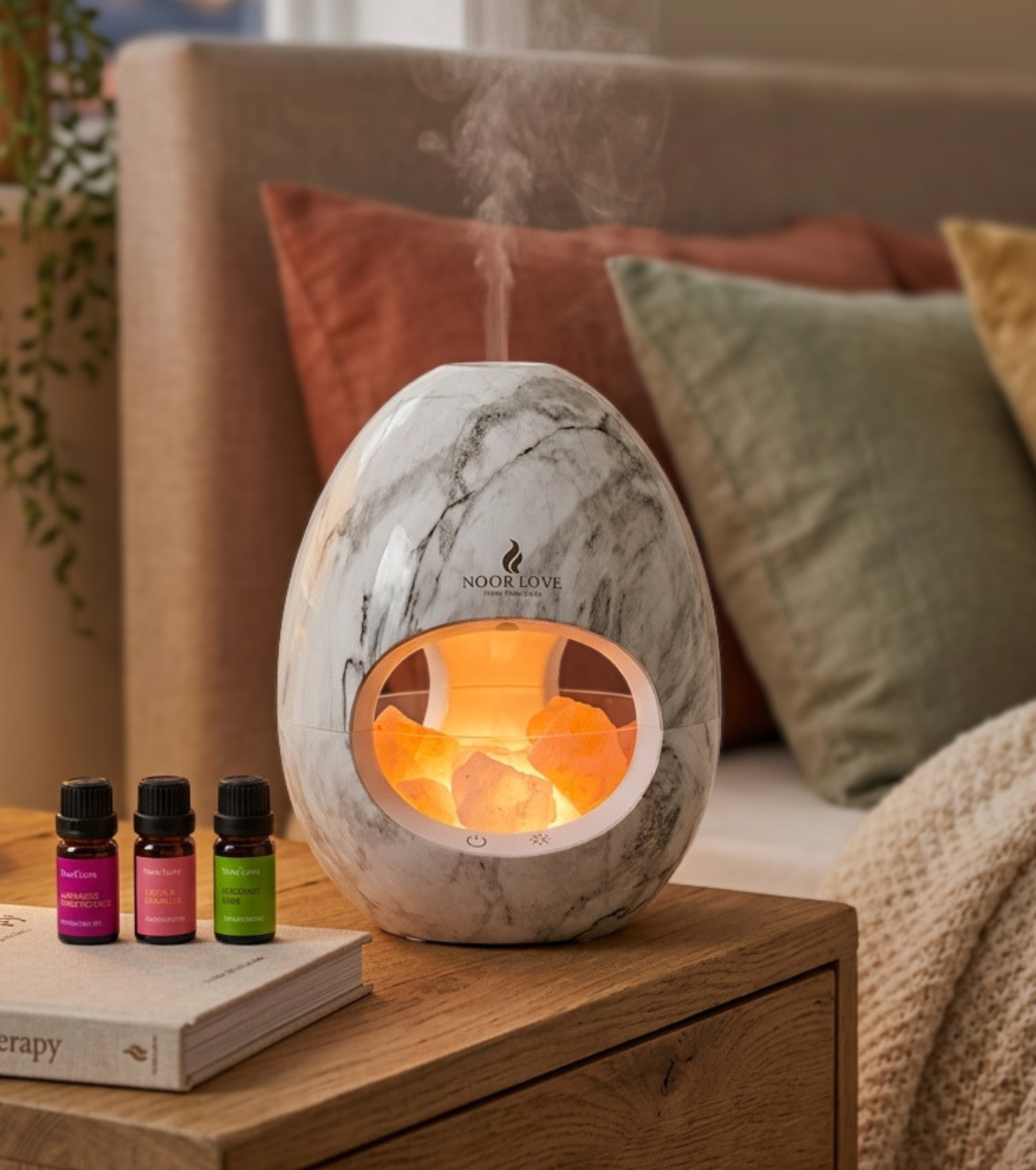 Complete Calming Diffuser - Himalayan Salt Aroma Diffuser