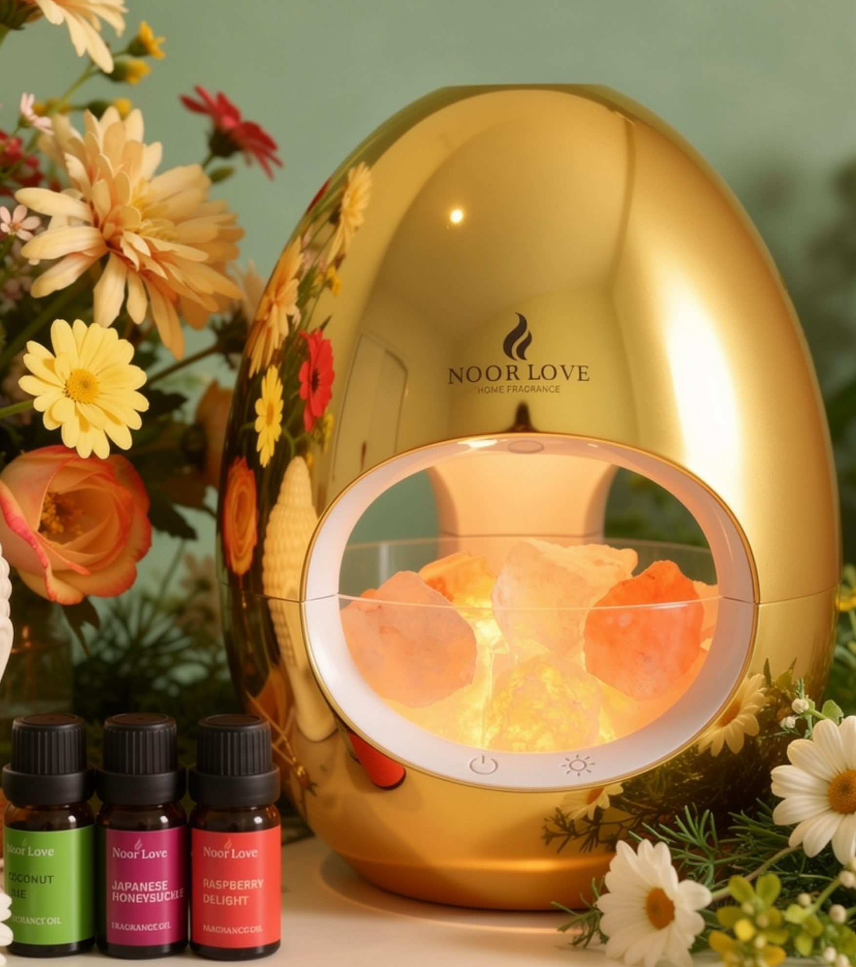 Complete Calming Diffuser - Himalayan Salt Aroma Diffuser