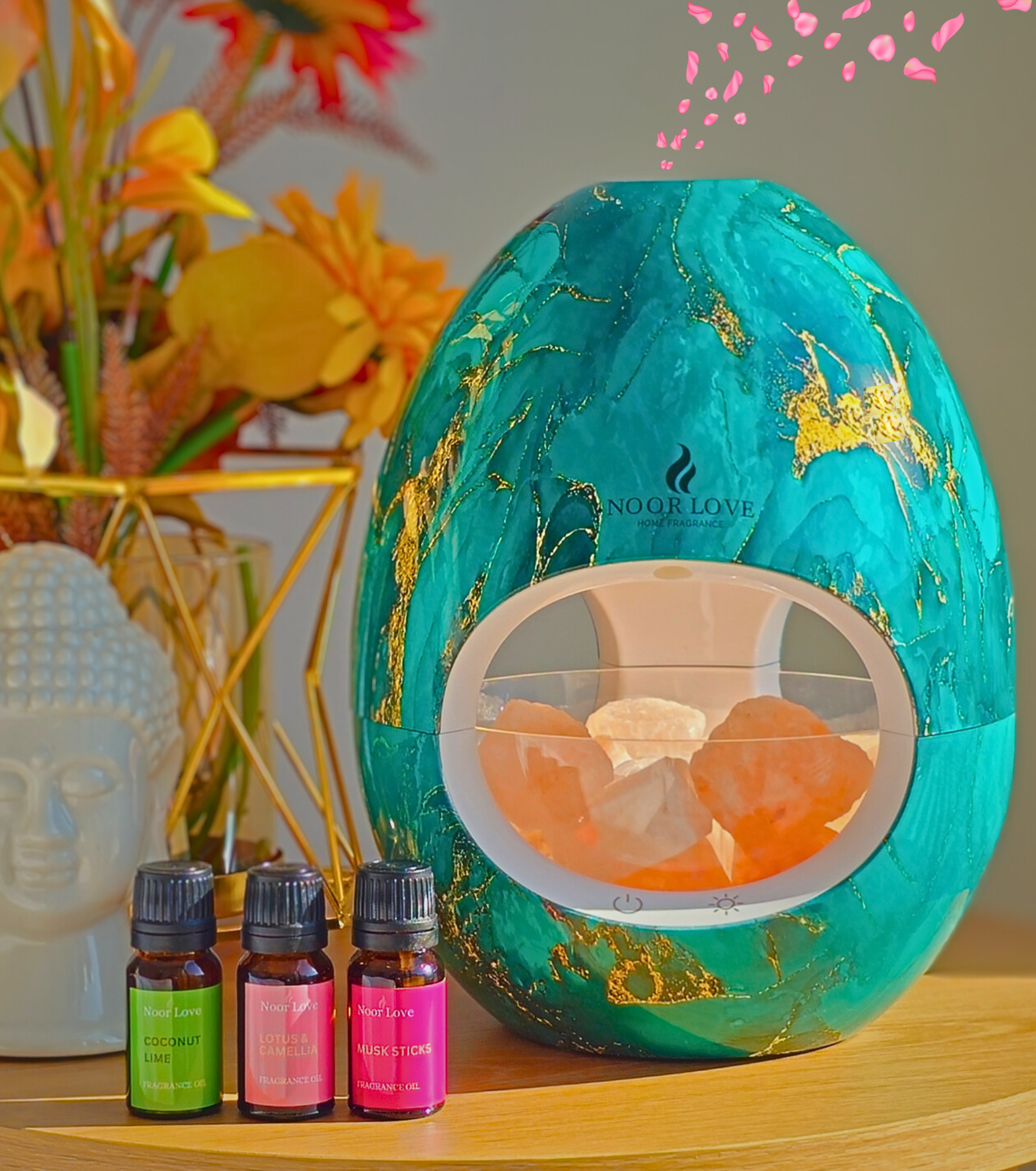 Complete Calming Bundle - Himalayan Salt Aroma Diffuser